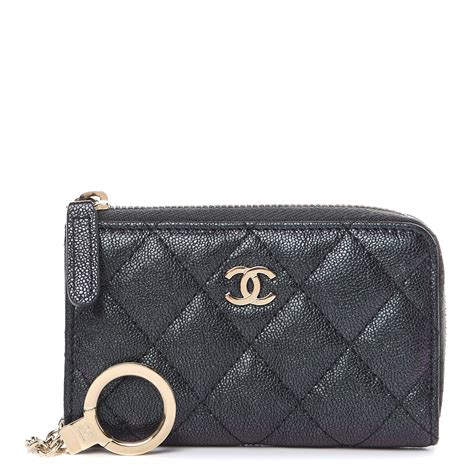 chanel keychains cheap|chanel zipped key holder.